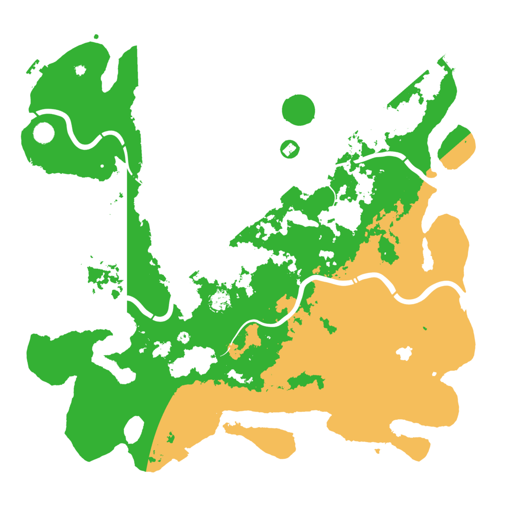 Biome Rust Map: Procedural Map, Size: 4350, Seed: 20112025