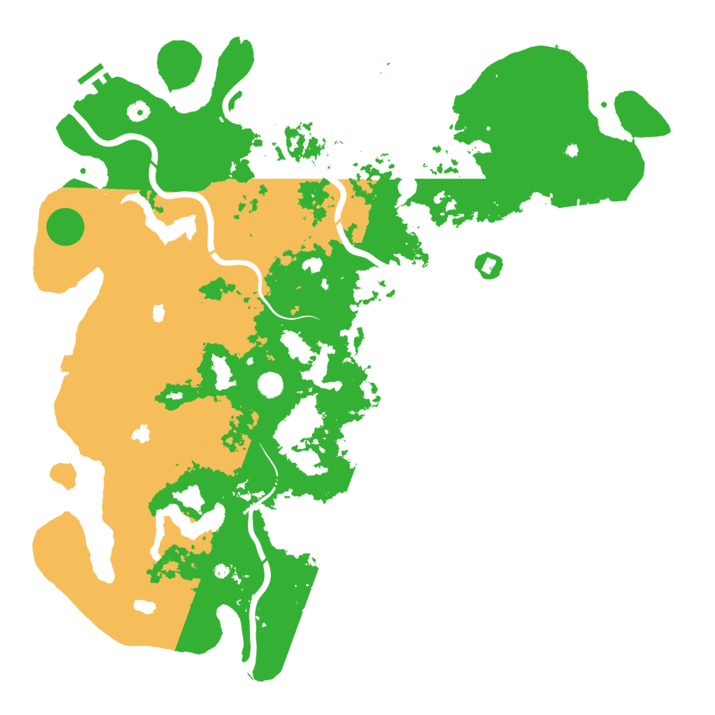 Biome Rust Map: Procedural Map, Size: 5000, Seed: 959821