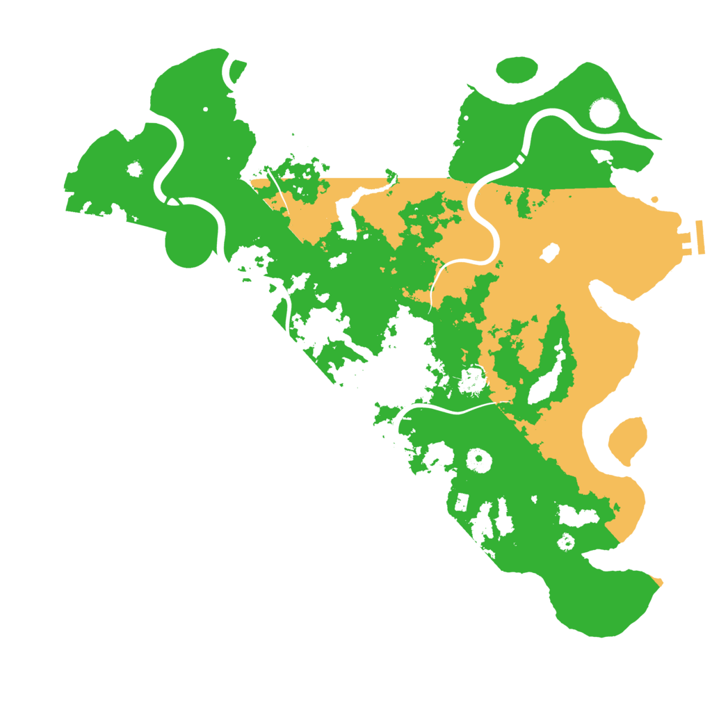 Biome Rust Map: Procedural Map, Size: 4250, Seed: 207787365