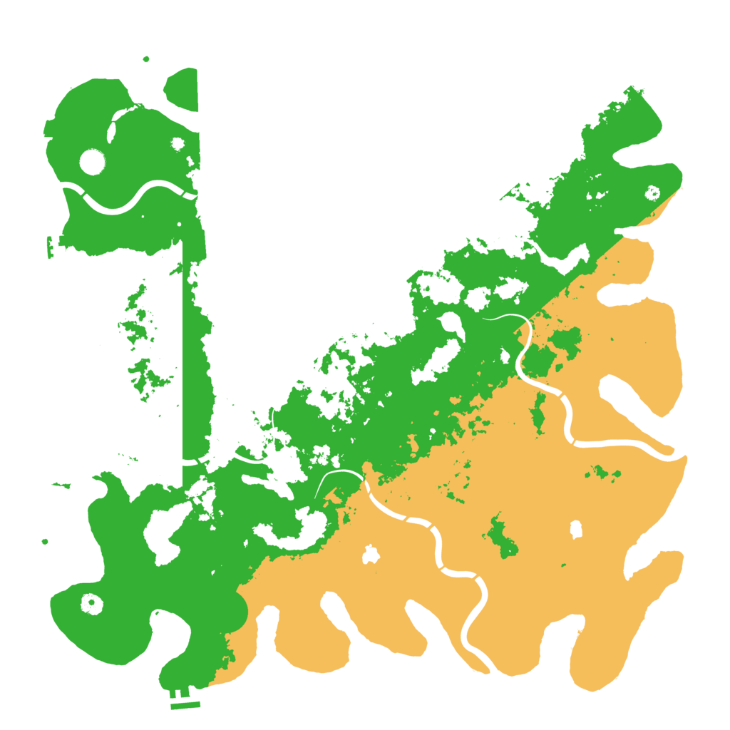 Biome Rust Map: Procedural Map, Size: 5000, Seed: 47892