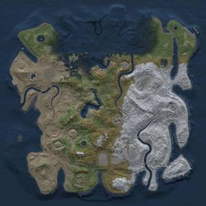 Thumbnail Rust Map: Procedural Map, Size: 4250, Seed: 375221879, 16 Monuments