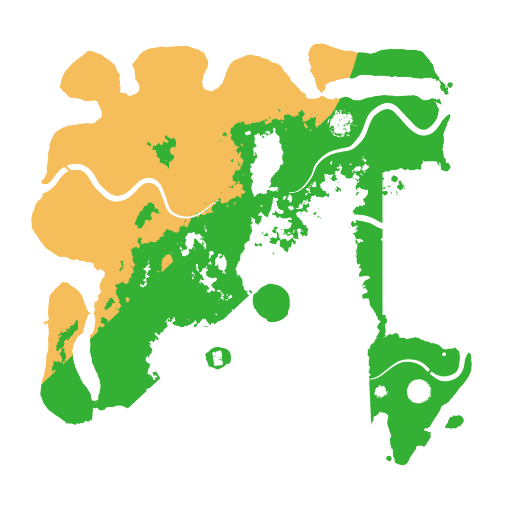 Biome Rust Map: Procedural Map, Size: 3800, Seed: 1331288579
