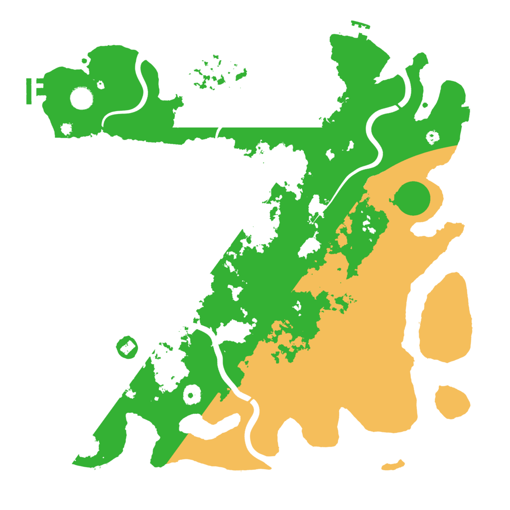 Biome Rust Map: Procedural Map, Size: 3950, Seed: 1569955764