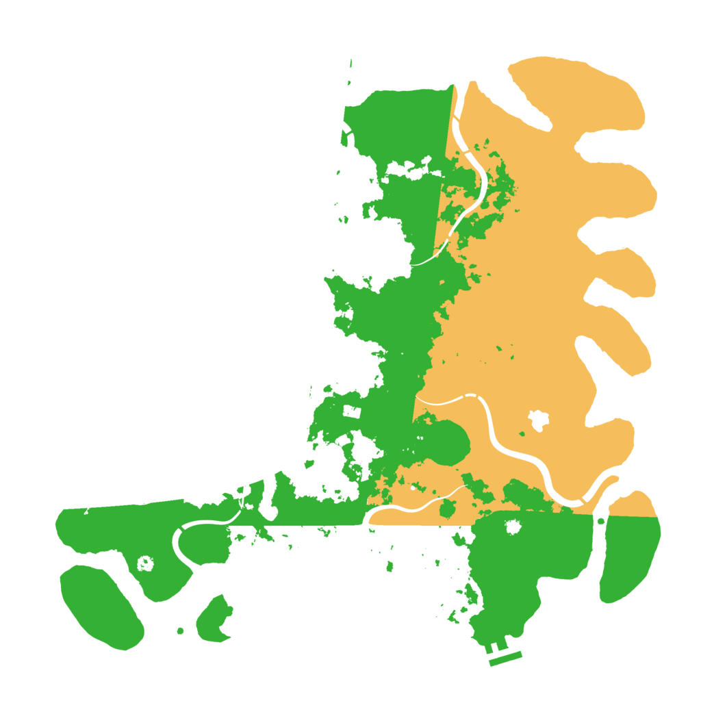 Biome Rust Map: Procedural Map, Size: 4250, Seed: 736865948