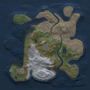 Thumbnail Rust Map: Procedural Map, Size: 3000, Seed: 900560037, 11 Monuments