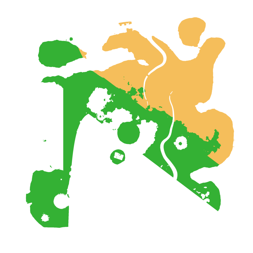 Biome Rust Map: Procedural Map, Size: 3000, Seed: 900560037