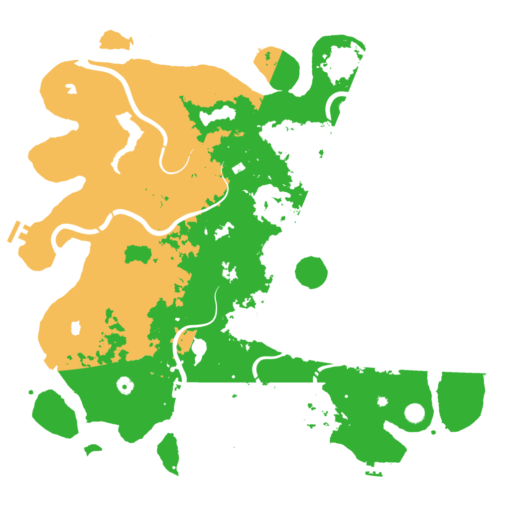 Biome Rust Map: Procedural Map, Size: 4500, Seed: 8912542