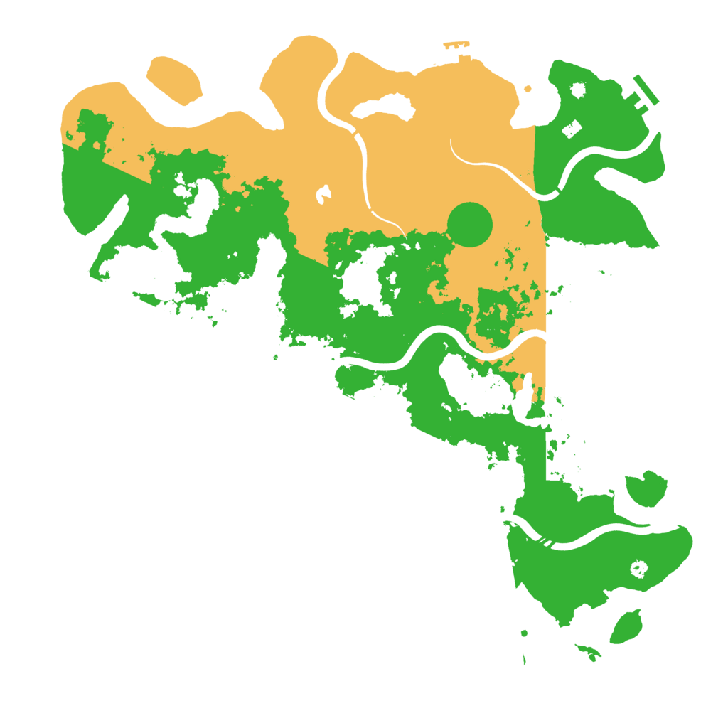 Biome Rust Map: Procedural Map, Size: 4250, Seed: 1199940647