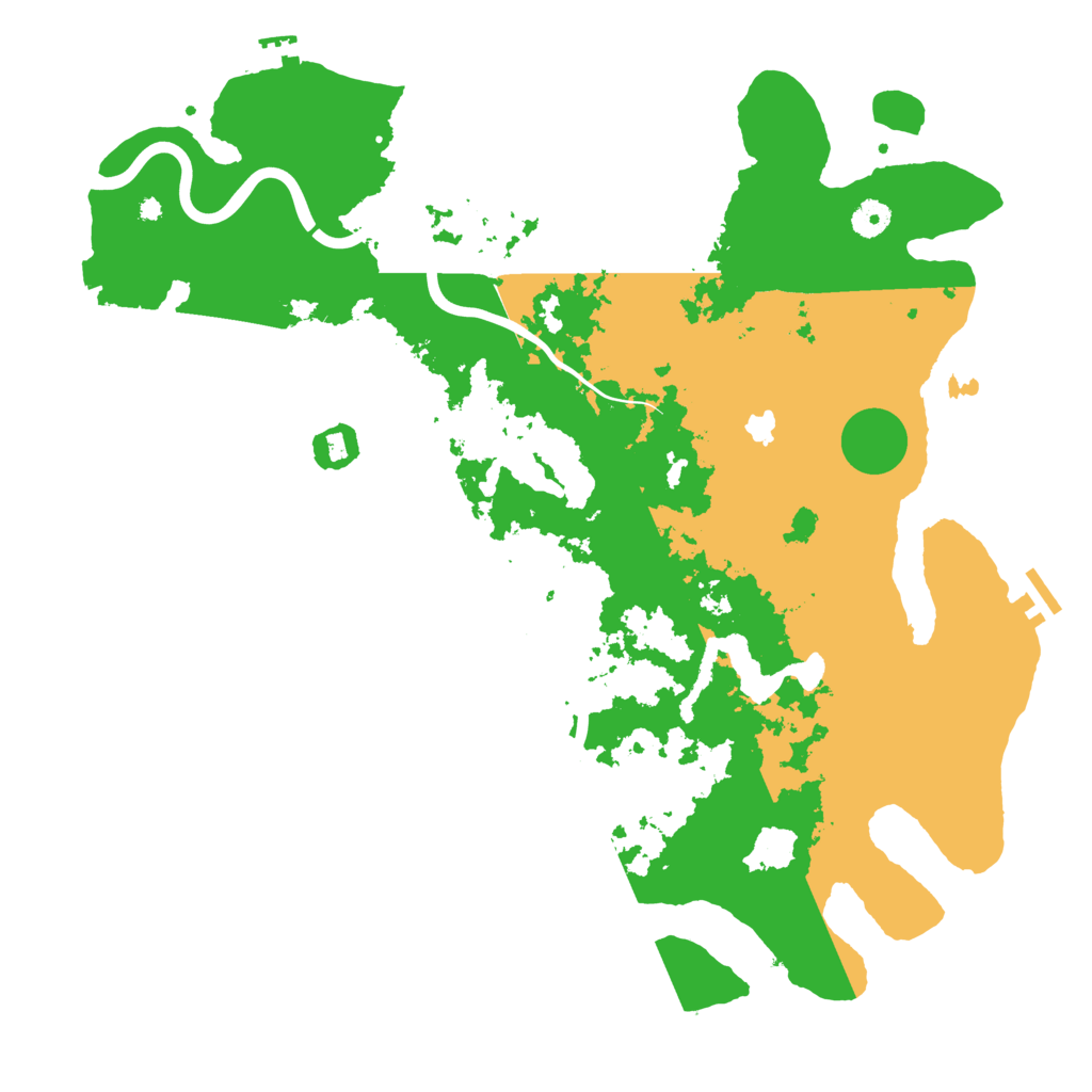 Biome Rust Map: Procedural Map, Size: 4350, Seed: 234234234
