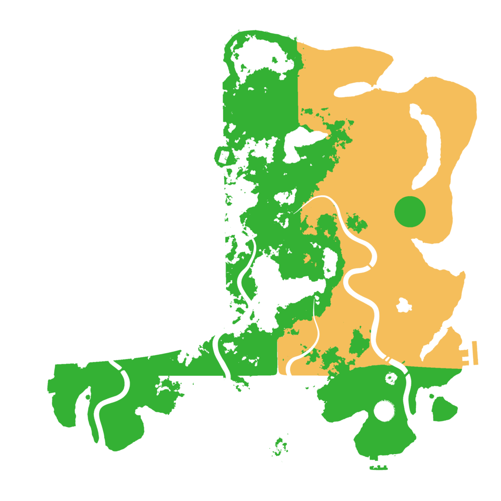 Biome Rust Map: Procedural Map, Size: 4250, Seed: 1111932513