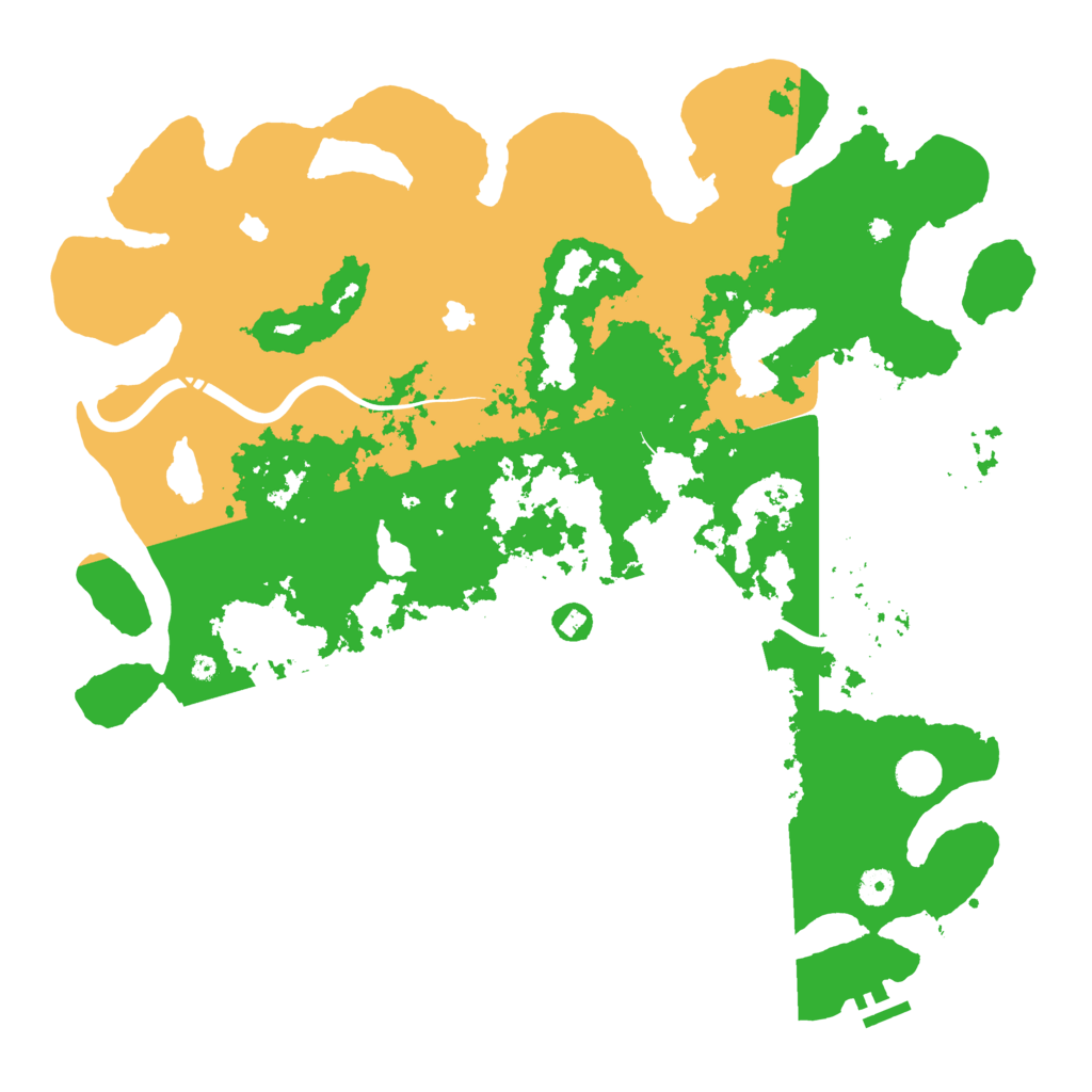 Biome Rust Map: Procedural Map, Size: 4500, Seed: 474675517