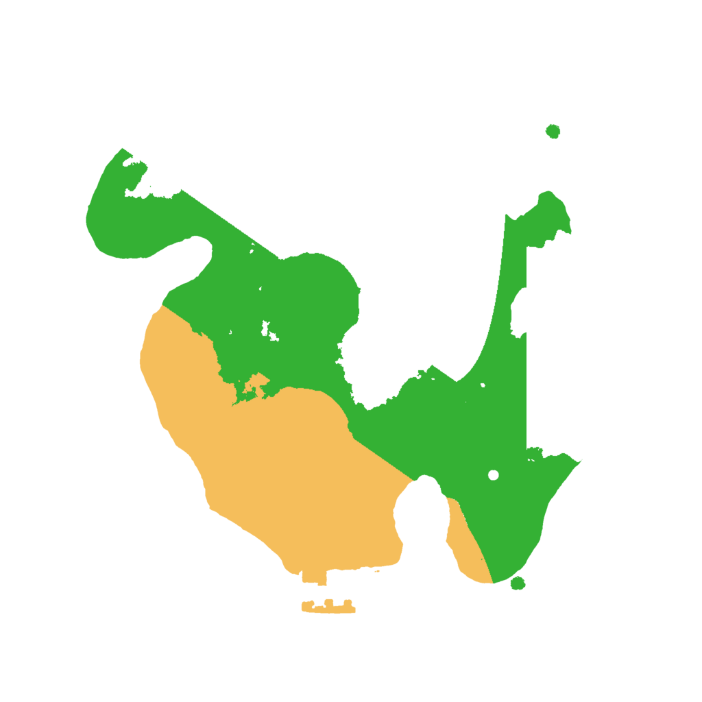 Biome Rust Map: Procedural Map, Size: 2000, Seed: 1299608153