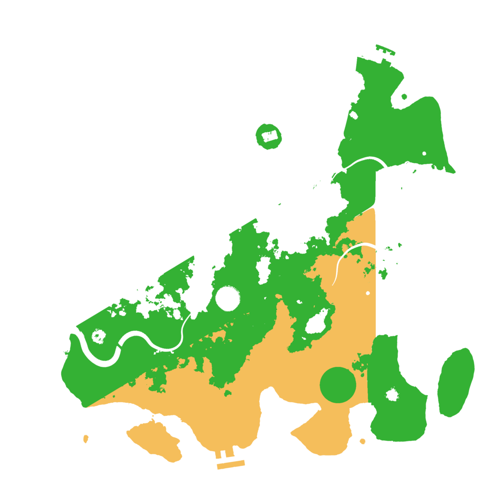 Biome Rust Map: Procedural Map, Size: 3650, Seed: 1664628517
