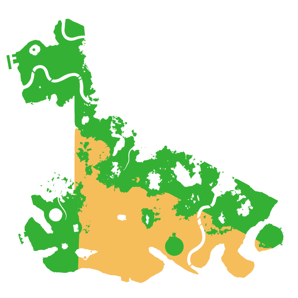 Biome Rust Map: Procedural Map, Size: 4250, Seed: 68318617