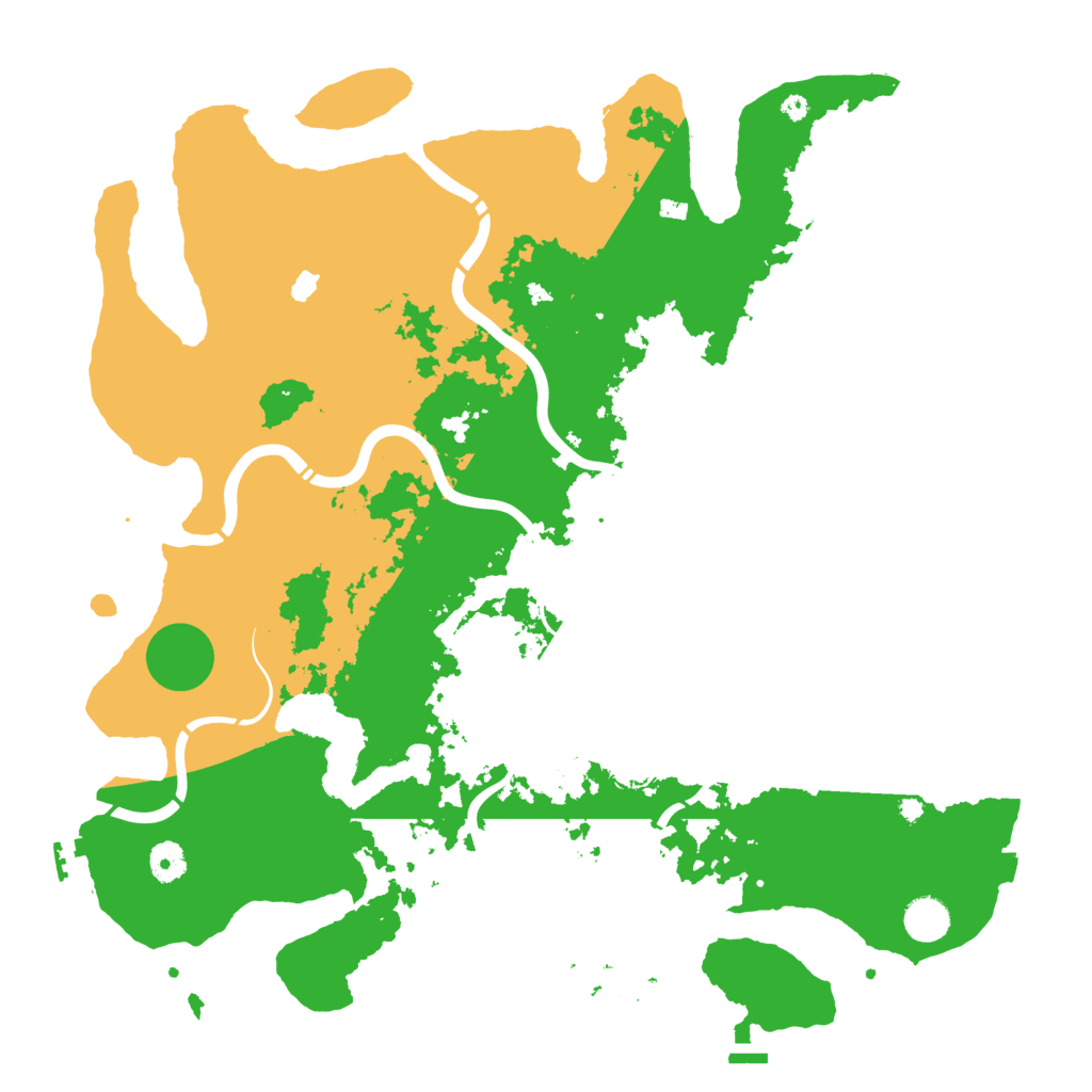 Biome Rust Map: Procedural Map, Size: 4250, Seed: 1229563814