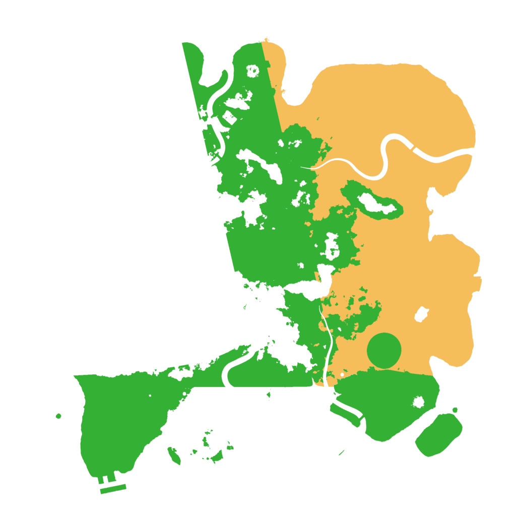 Biome Rust Map: Procedural Map, Size: 4000, Seed: 1190913455