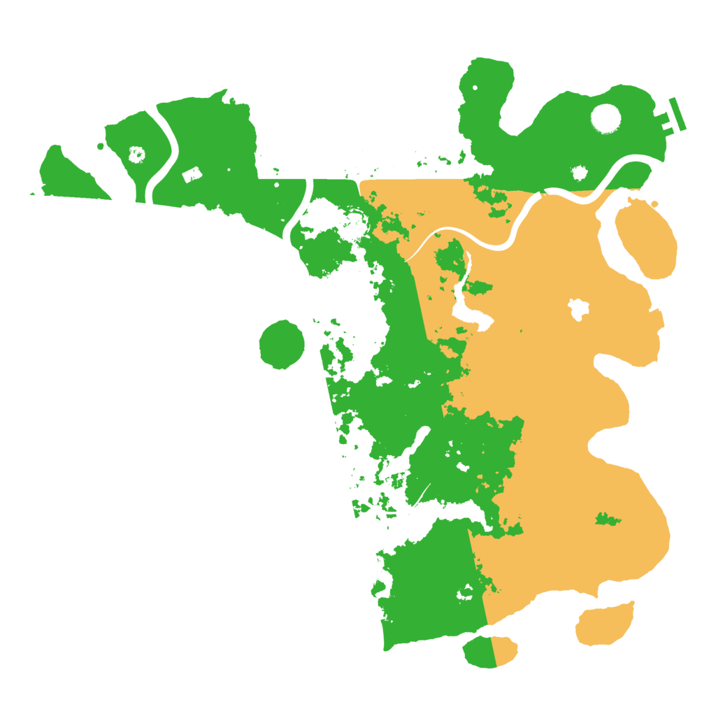 Biome Rust Map: Procedural Map, Size: 4250, Seed: 93661580