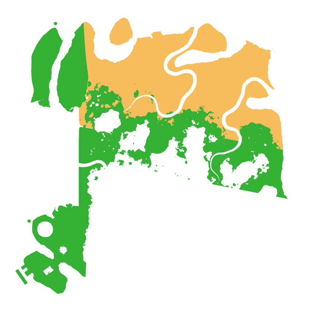 Biome Rust Map: Procedural Map, Size: 3750, Seed: 47