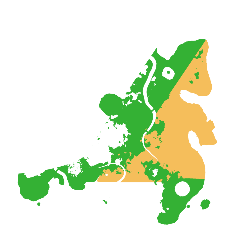 Biome Rust Map: Procedural Map, Size: 3000, Seed: 505187125