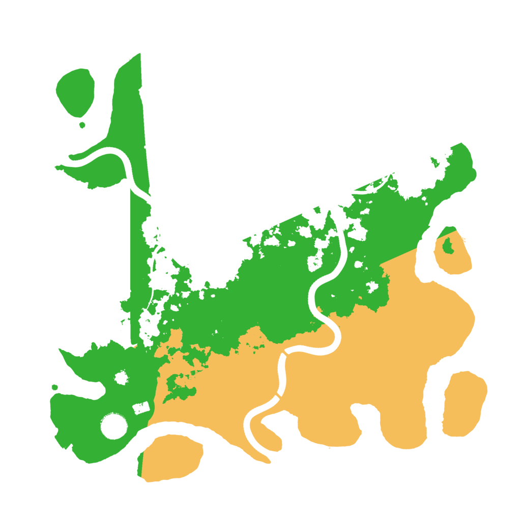 Biome Rust Map: Procedural Map, Size: 3500, Seed: 316629651