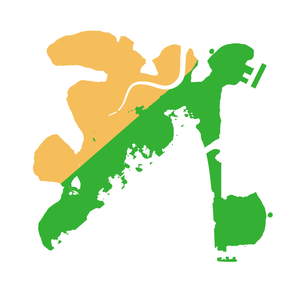 Biome Rust Map: Procedural Map, Size: 2300, Seed: 1804616500