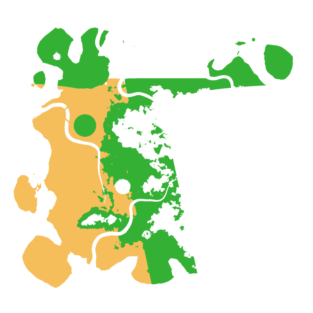 Biome Rust Map: Procedural Map, Size: 3700, Seed: 194649588