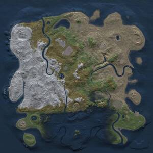 Thumbnail Rust Map: Procedural Map, Size: 4250, Seed: 96746, 16 Monuments