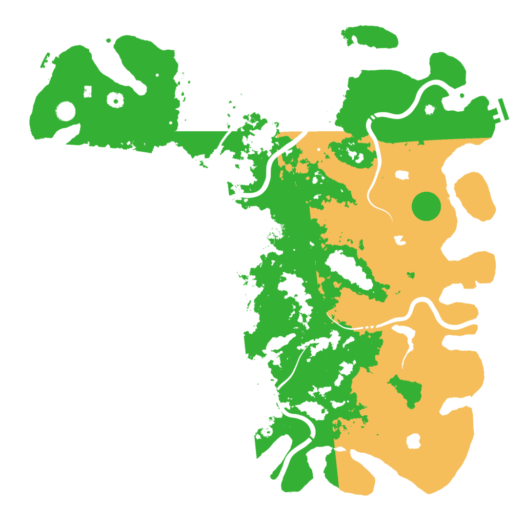 Biome Rust Map: Procedural Map, Size: 4750, Seed: 99018