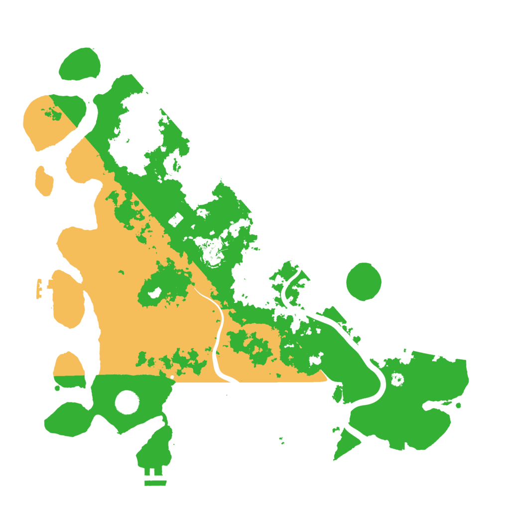 Biome Rust Map: Procedural Map, Size: 3875, Seed: 1242215674