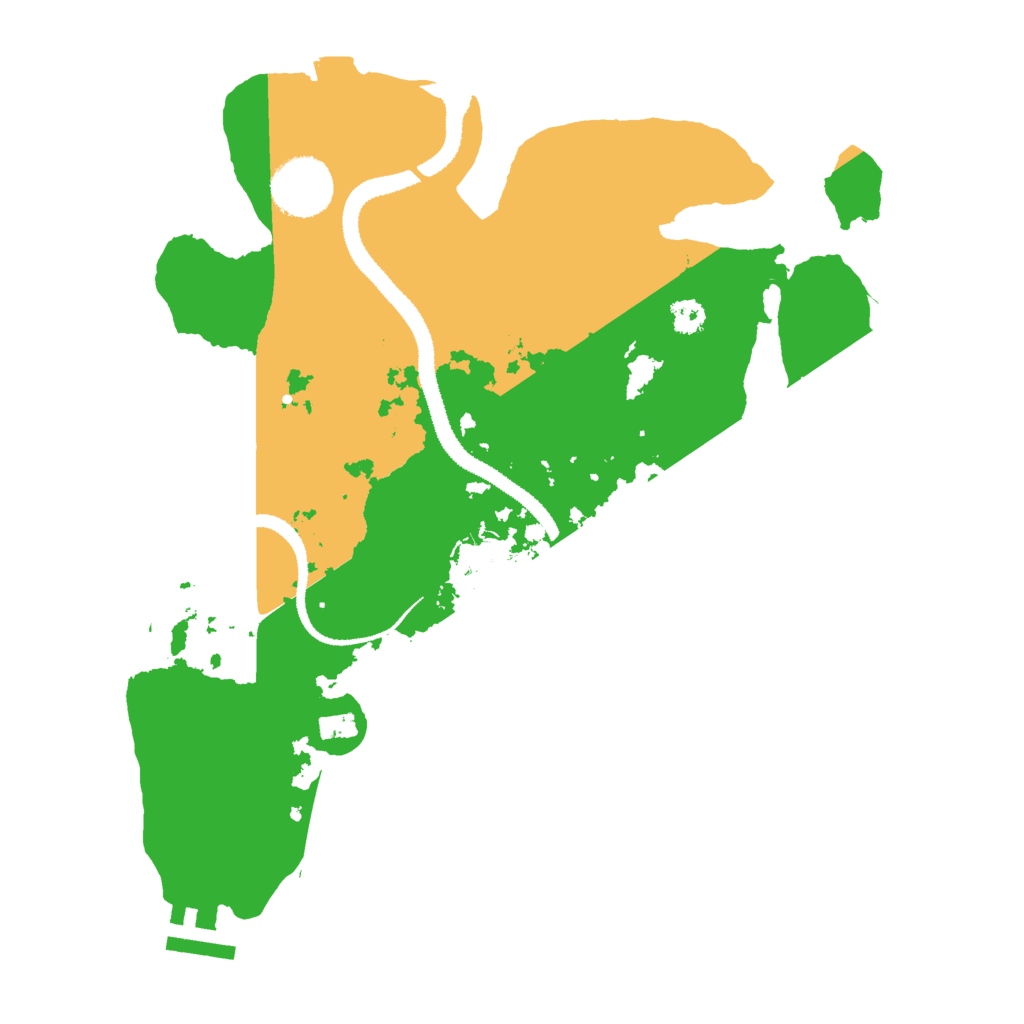 Biome Rust Map: Procedural Map, Size: 3000, Seed: 6148205