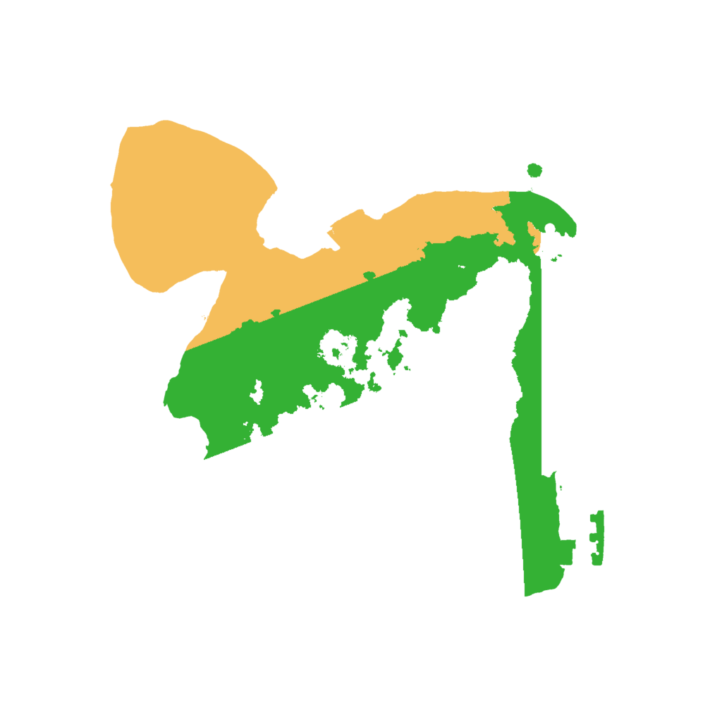 Biome Rust Map: Procedural Map, Size: 2000, Seed: 4791341