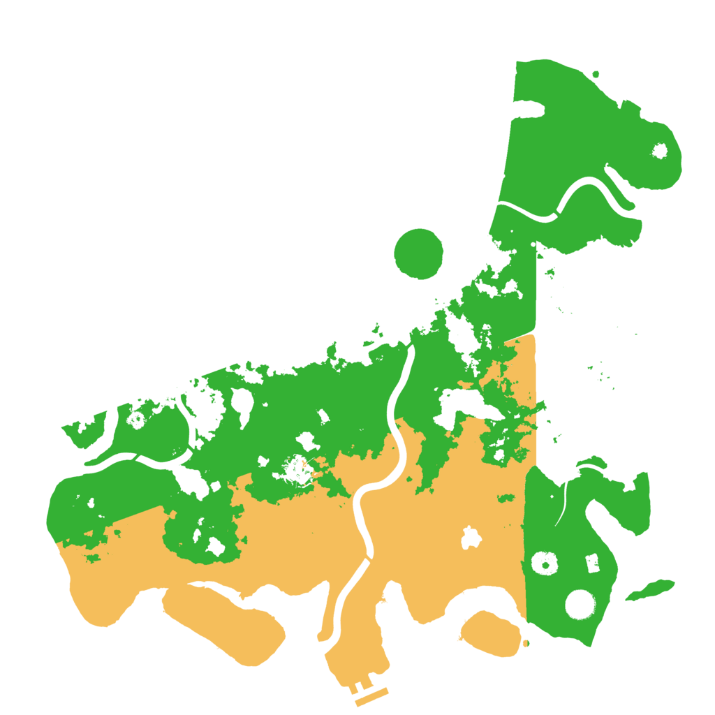 Biome Rust Map: Procedural Map, Size: 4200, Seed: 800329714