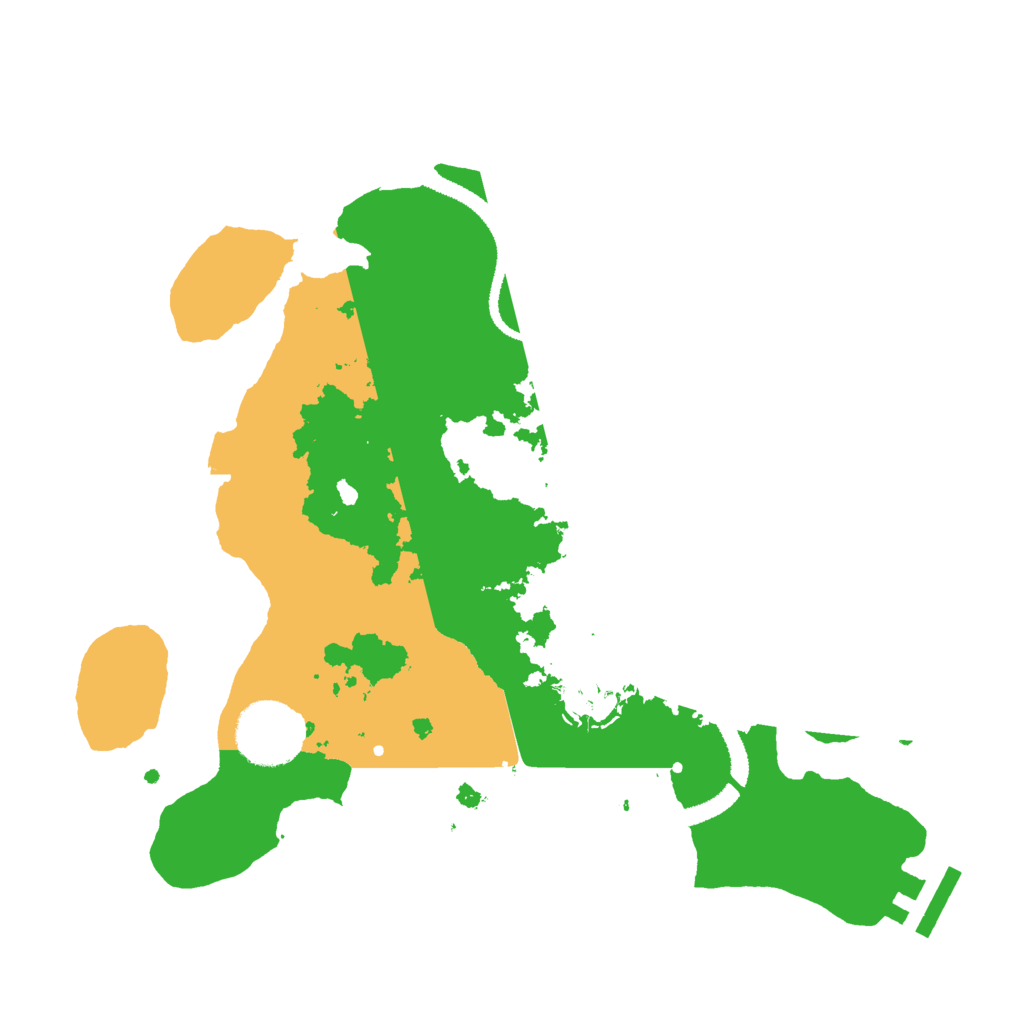 Biome Rust Map: Procedural Map, Size: 2800, Seed: 634571314