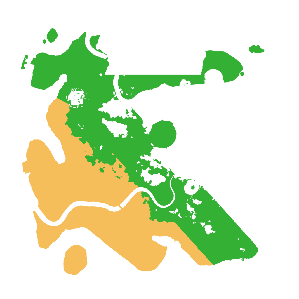 Biome Rust Map: Procedural Map, Size: 3000, Seed: 1561991009