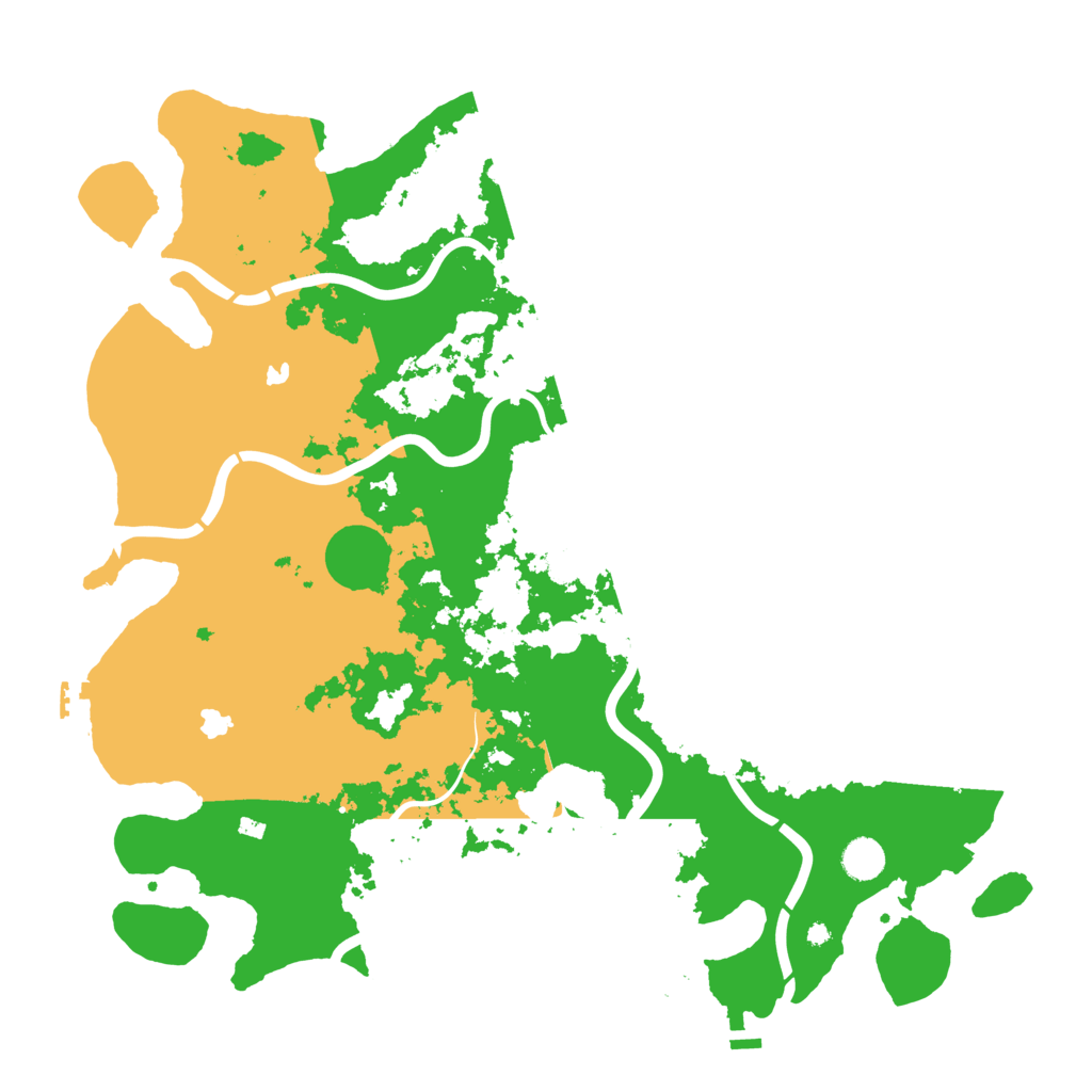 Biome Rust Map: Procedural Map, Size: 4500, Seed: 958502387