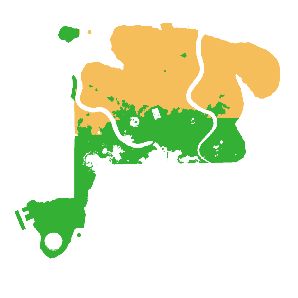 Biome Rust Map: Procedural Map, Size: 3000, Seed: 1650655697