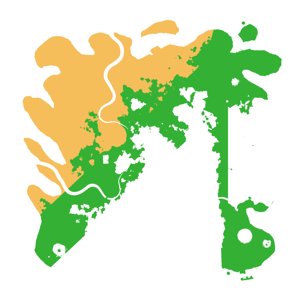 Biome Rust Map: Procedural Map, Size: 3700, Seed: 78744116