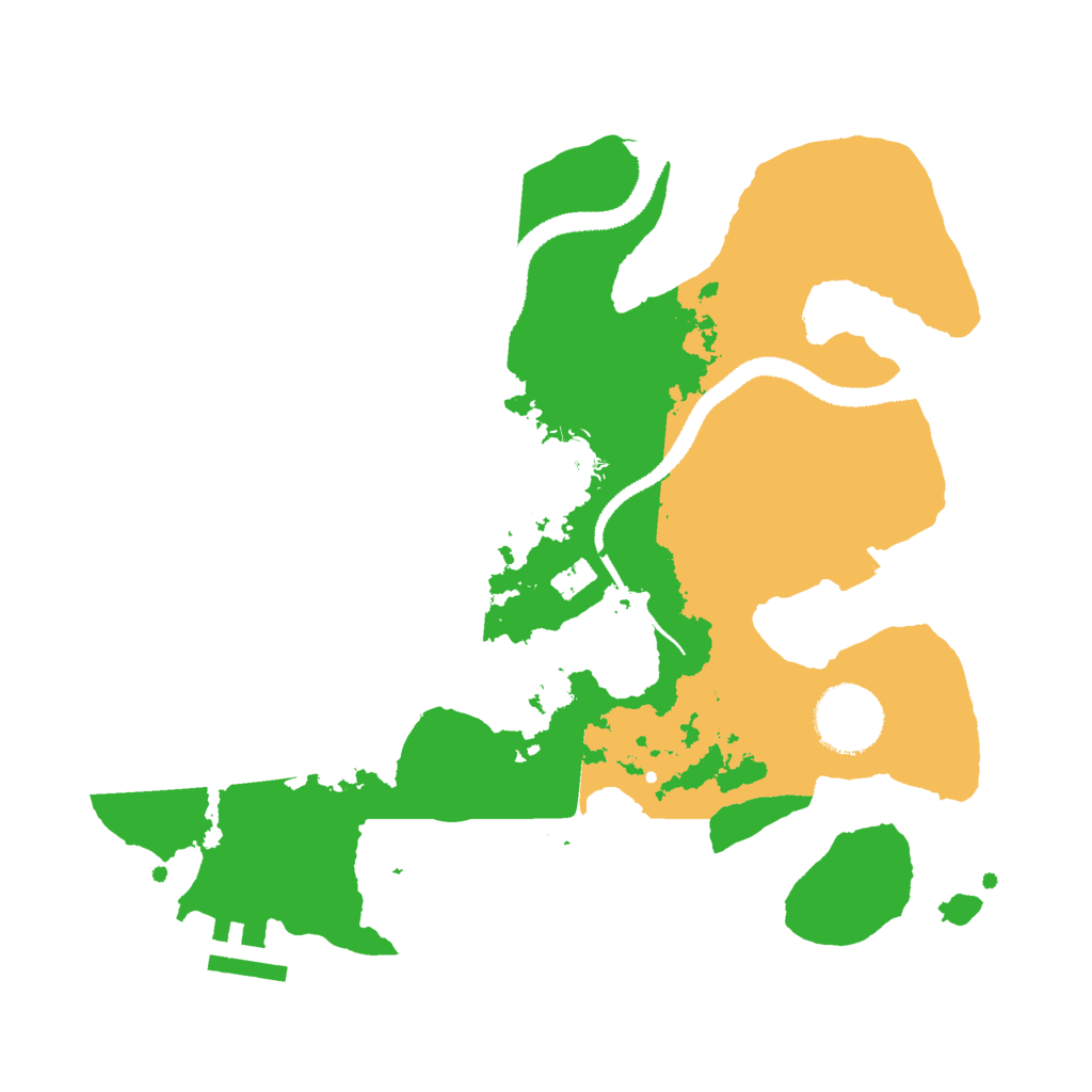 Biome Rust Map: Procedural Map, Size: 2800, Seed: 710599783