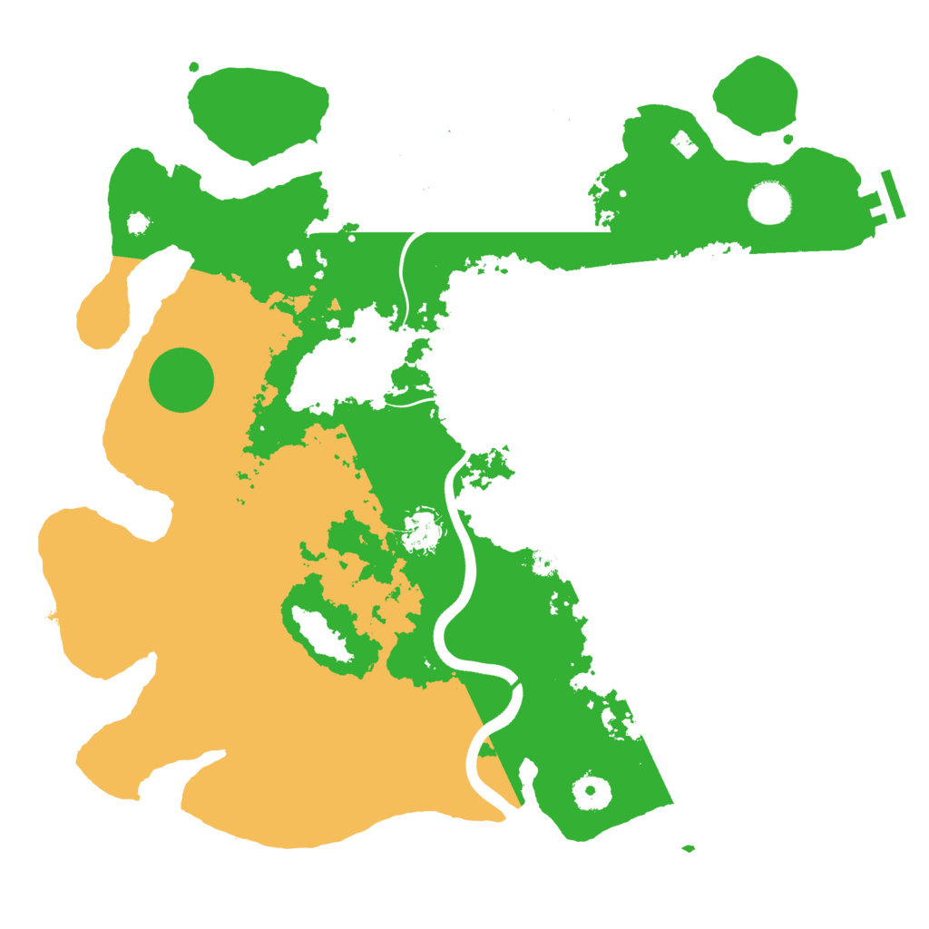 Biome Rust Map: Procedural Map, Size: 3781, Seed: 1376110080