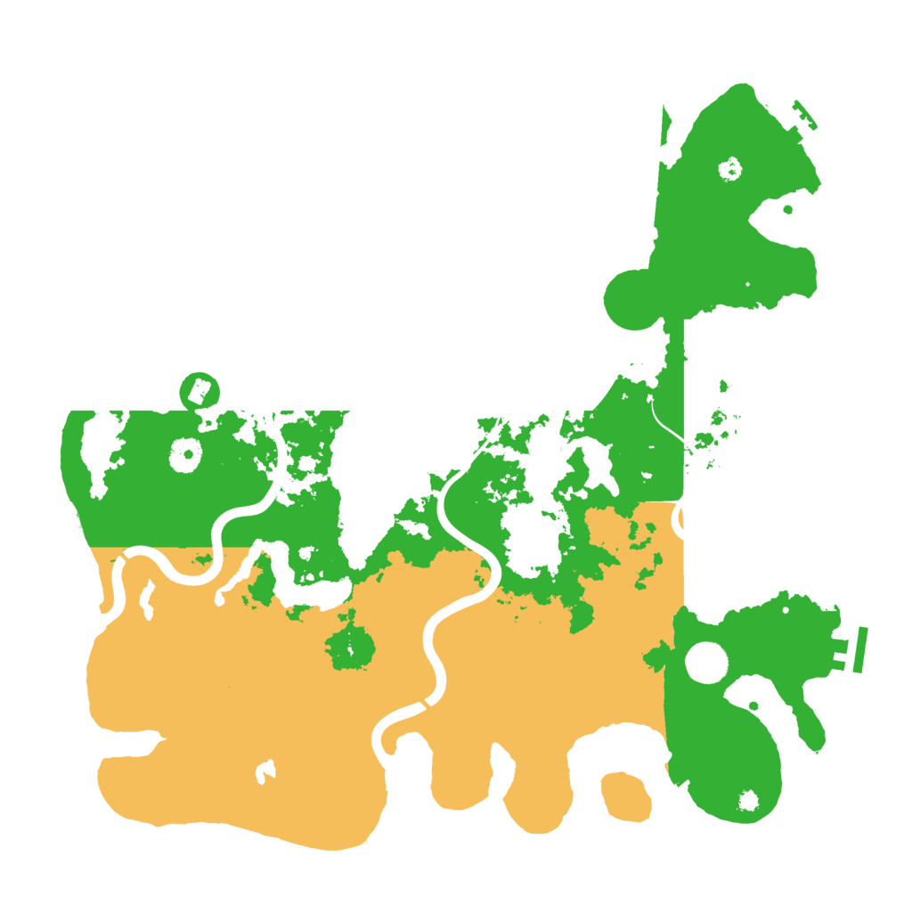 Biome Rust Map: Procedural Map, Size: 4000, Seed: 96922