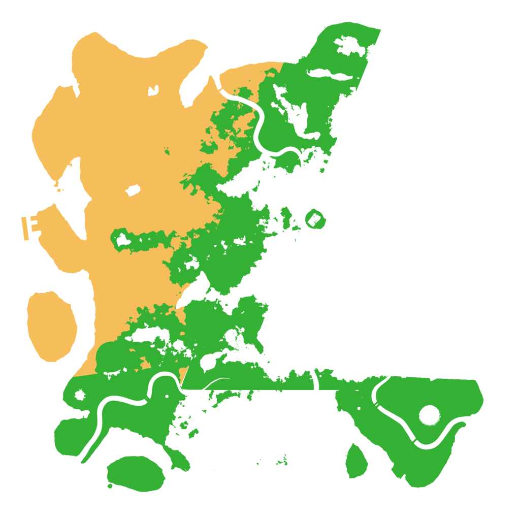 Biome Rust Map: Procedural Map, Size: 4500, Seed: 1742094181