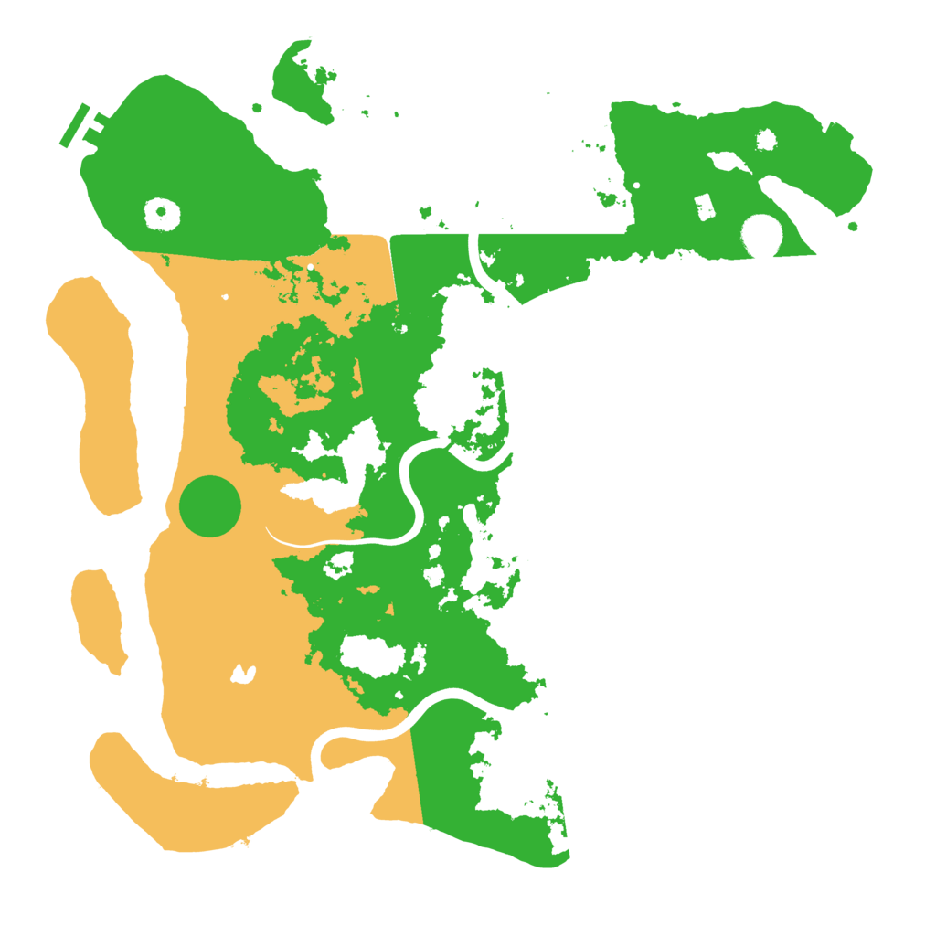 Biome Rust Map: Procedural Map, Size: 4000, Seed: 2011202506