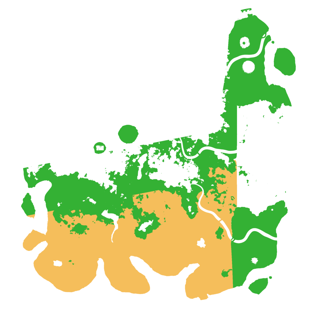 Biome Rust Map: Procedural Map, Size: 4500, Seed: 103967810