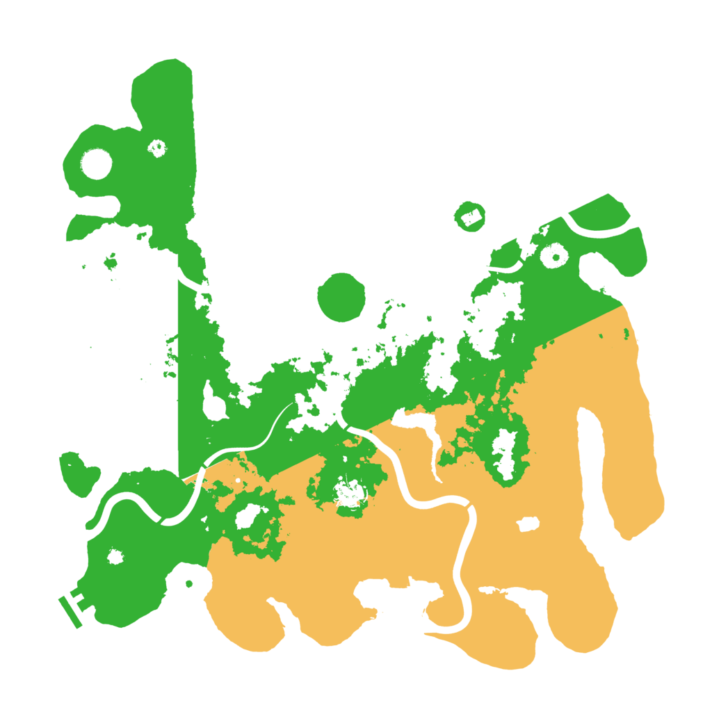 Biome Rust Map: Procedural Map, Size: 4096, Seed: 822280601
