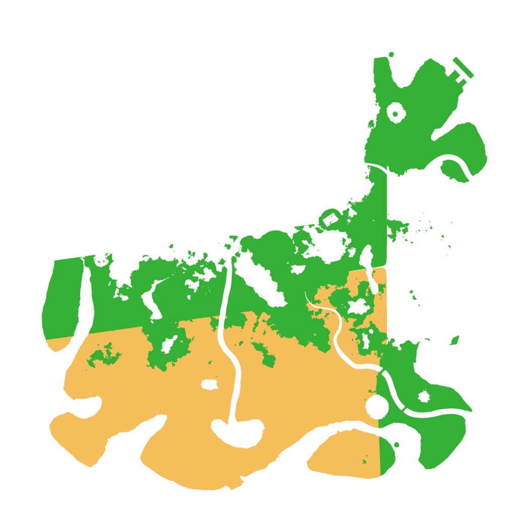Biome Rust Map: Procedural Map, Size: 4000, Seed: 990374