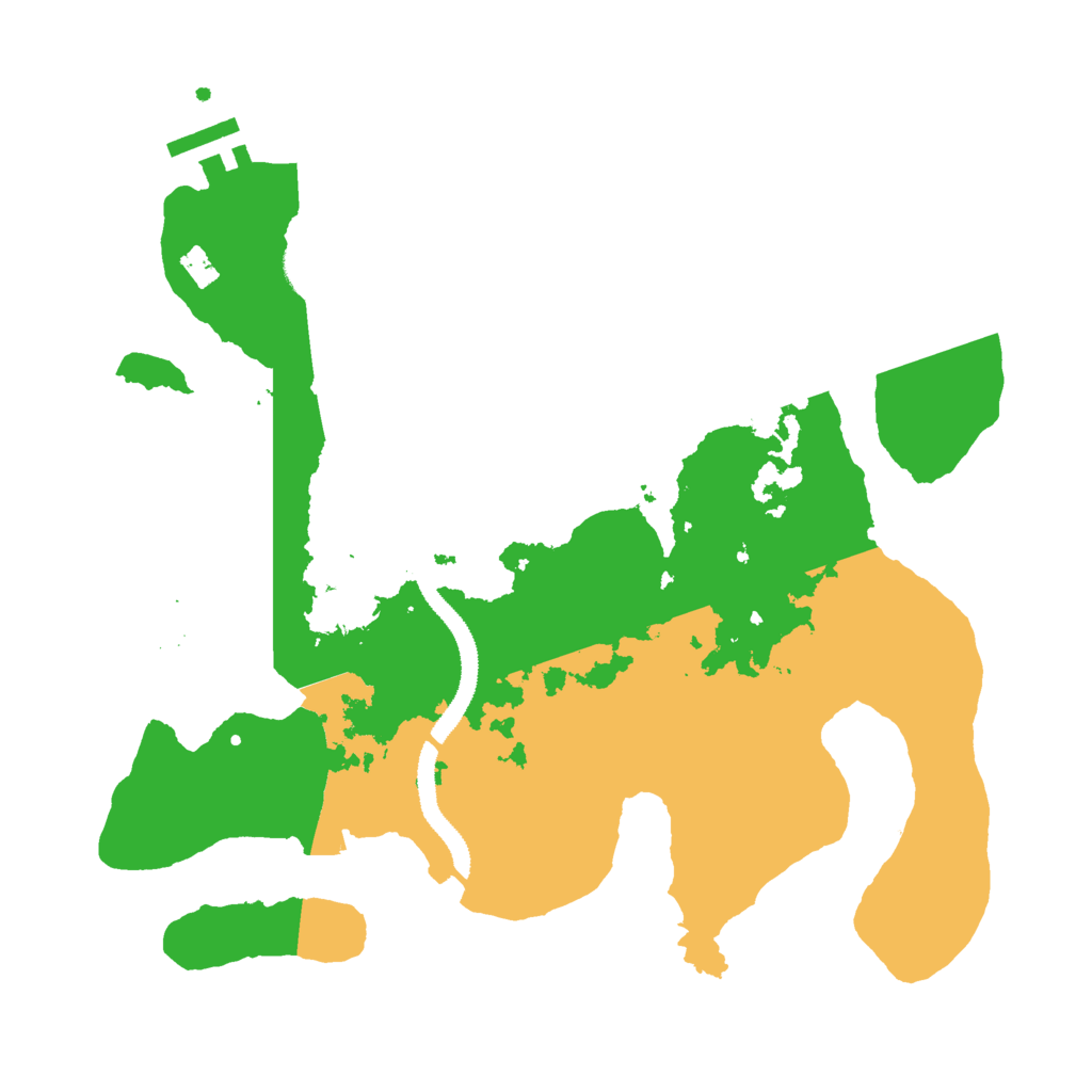 Biome Rust Map: Procedural Map, Size: 3000, Seed: 167181689