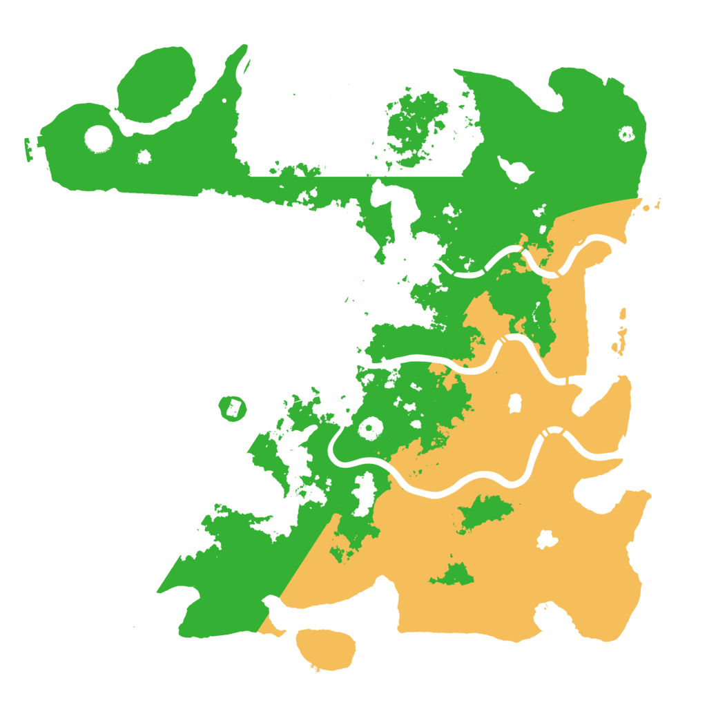 Biome Rust Map: Procedural Map, Size: 4500, Seed: 125106303