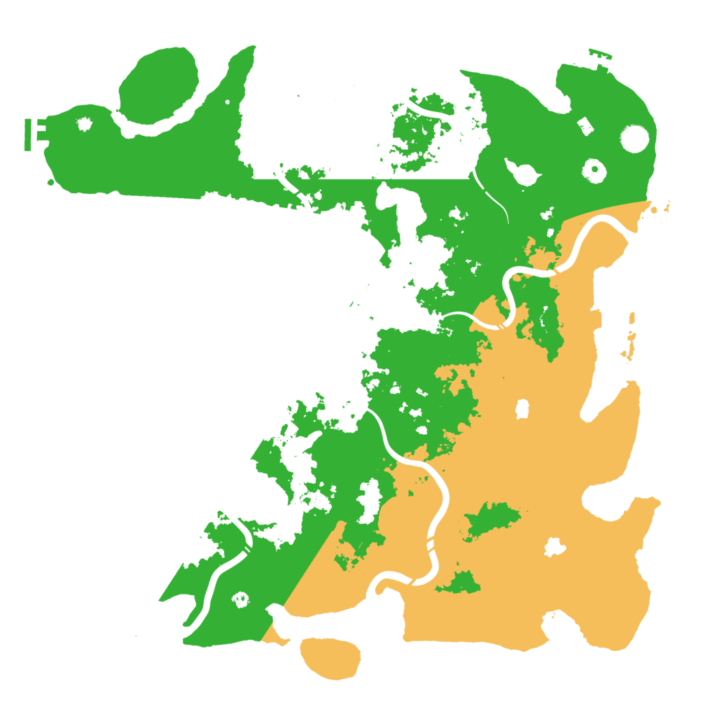 Biome Rust Map: Procedural Map, Size: 4500, Seed: 125106303