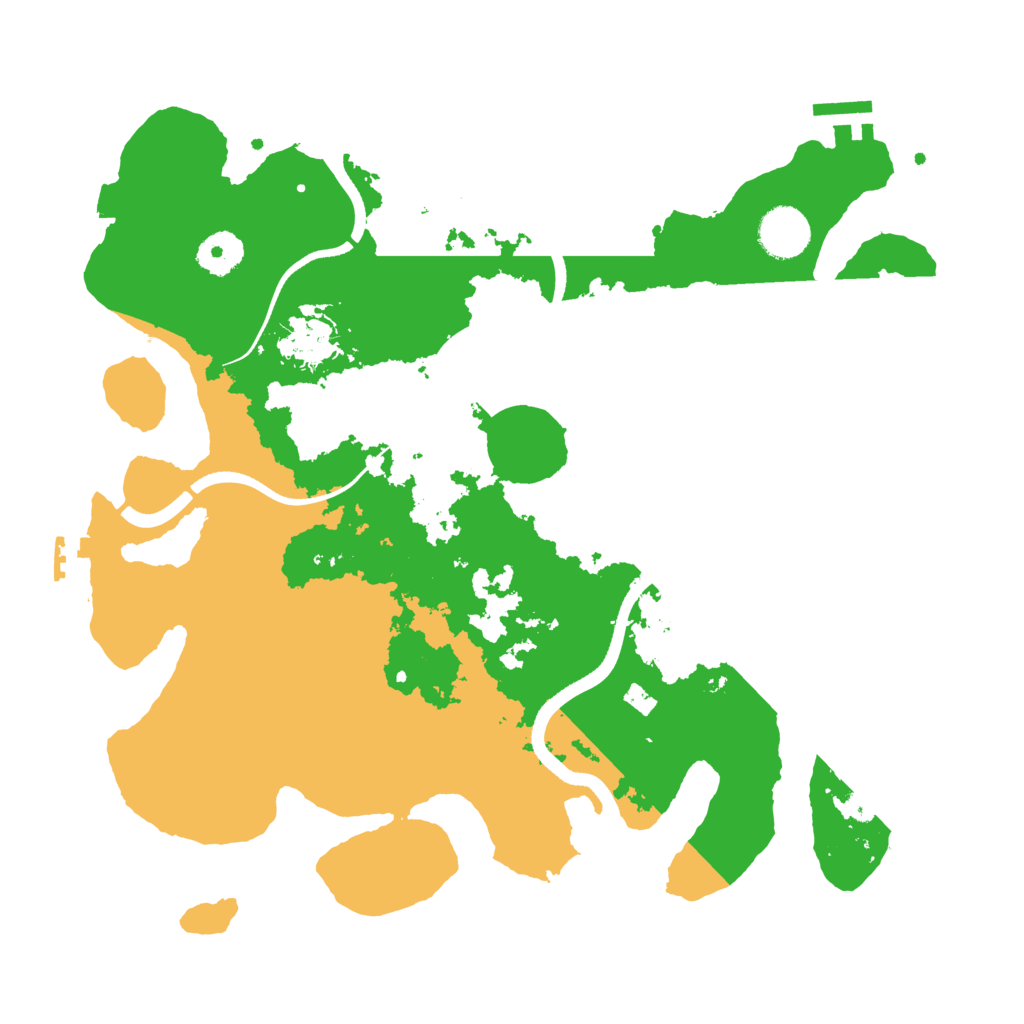 Biome Rust Map: Procedural Map, Size: 3500, Seed: 65562668