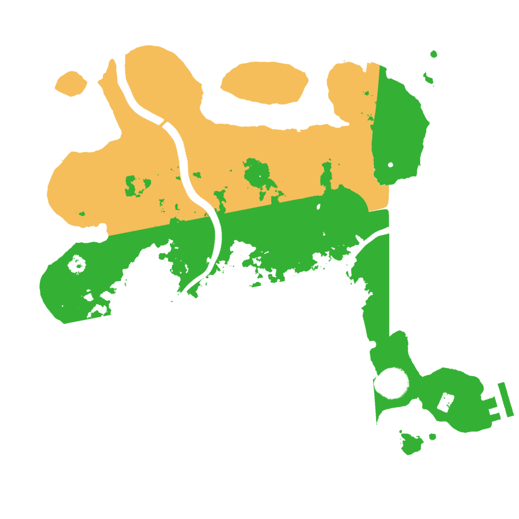 Biome Rust Map: Procedural Map, Size: 3000, Seed: 782346